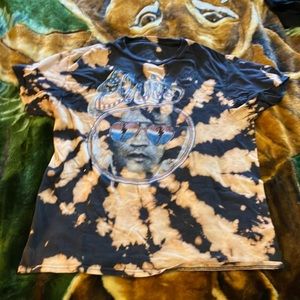 Bleached dyed Elvis shirt